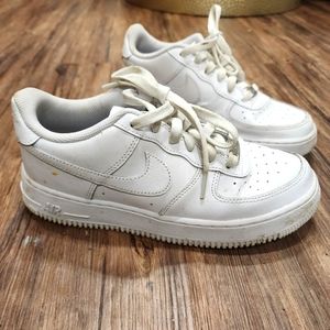 Nike Youth 6 Air Force 1 Sneakers White